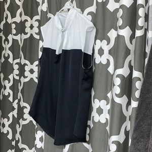 New York and Company black and white blouse